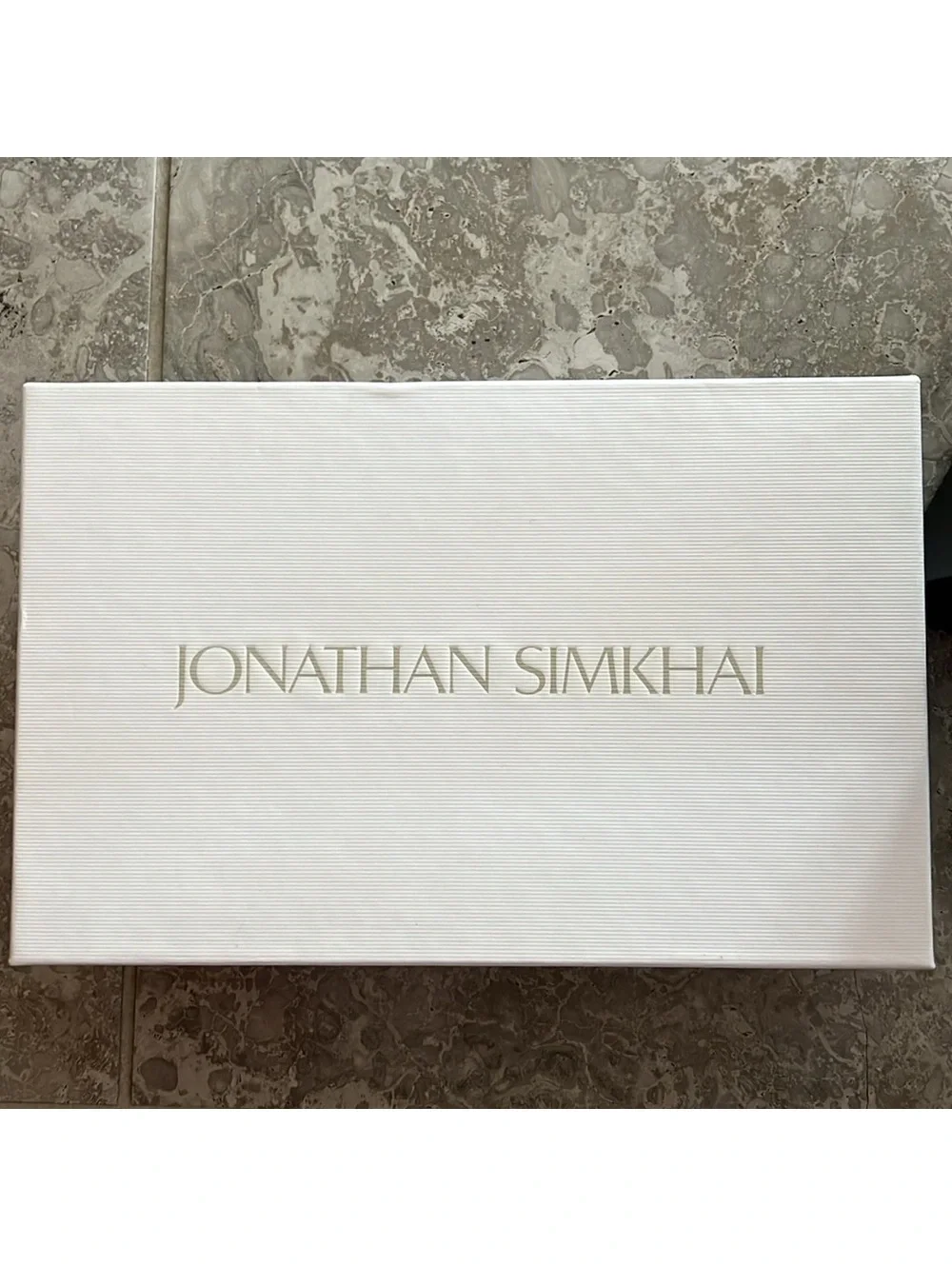 Jonathan Simkhai Luxon Crystal Harness Sandals White, Size EU41, NEW+DustBag